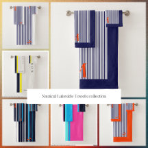 Nautical Lakeside Towels Collection