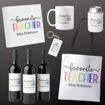 Favorite Teacher Rainbow Teacher Appreciation Gift