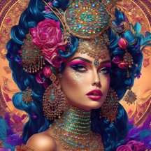 Mystic Allure: Exotic Women in Artistry