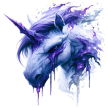 Dark Fantasy Galaxy Unicorn Collection