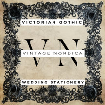 Victorian Gothic Lace Wedding Stationery