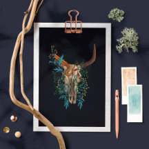 Bildserie Leben Und Tod: Kuhschädel