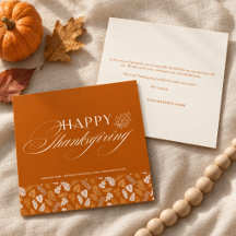 Elegant Autumn Business Thanksgiving Collection