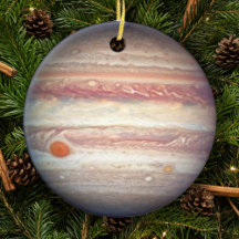 Jupiter Red Spot Close-Up Photograph