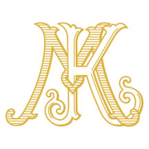 KM Monogram or MK Monogram