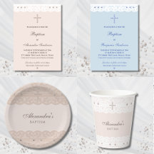 Elegant Cross Christian Baptism