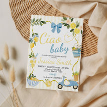 Ciao Baby Lemon Italian Baby Shower Collection