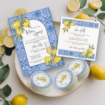 Lemons & Blue Mediterranean Tile Theme