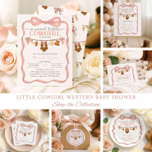 Little Cowgirl Western Baby Shower