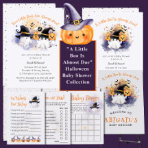 A Little Boo Is Almost Due Baby Shower Collection