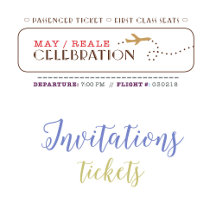 Ticket Style Invites