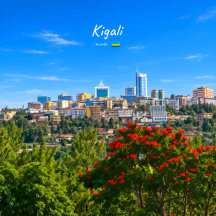 Kigali, Rwanda - Modern Cityscape Skyline