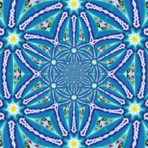 Colares Mandalas 12 Raios Cósmicos da 5ª Dimensão