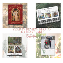 Year in Review Photo Holiday Card Collection