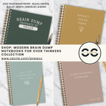 Modern Brain Dump Notebooks for Over Thinkers