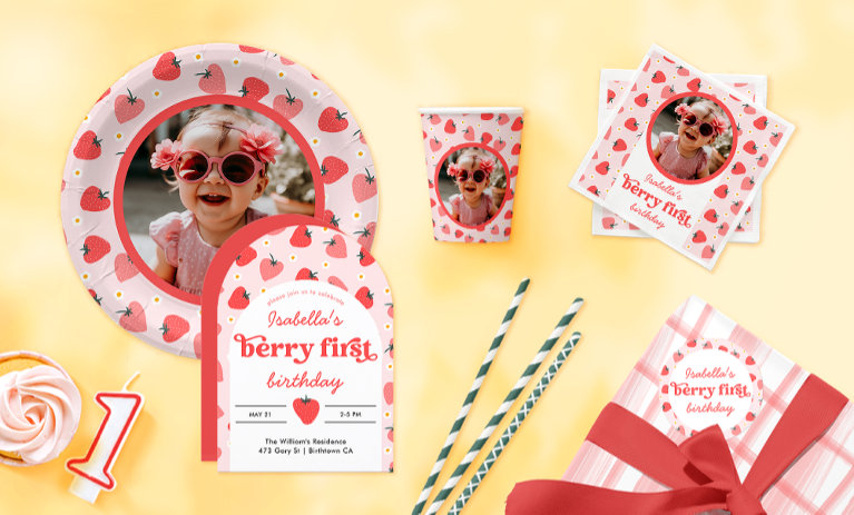 Make their big day Zamazing with custom invites, party supplies & décor