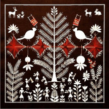Colorful Tribal Folk Bird Collection - Gond & Madh
