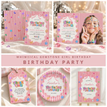 Whimsical Gemstone Girl Birthday Party