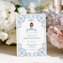 Princess Diaries Blue Vintage Bridal Shower