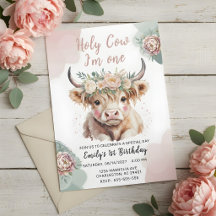 Highland Cow First Birthday Party | Boho Farm Girl