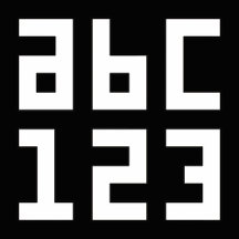 ARTs Atbp ABC 123 Text Art Design