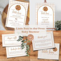 A Sweet Little Bun Is In The Oven Baby Shower