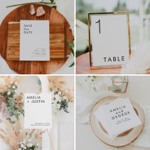 Modern Elegant Wedding Collection | HARLOW