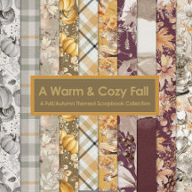 Fall Scrapbook Papers | Fall Scrapbook Stickers