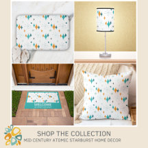 Mid Century Modern Starburst Home Decor