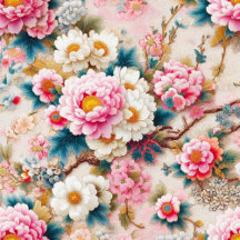 Asian flowers in autumn gardens