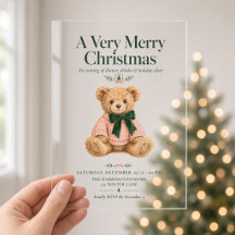 Preppy Teddy Bear Christmas Collection