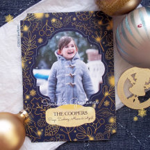 Gilded Holiday Botanical Patterns