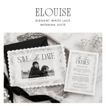 ELOUISE Elegant White Lace Wedding Collection