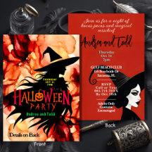 Halloween Invitations, party supplies, wall decor