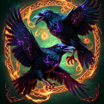 Celtic Mystic Ravens