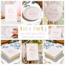 Let's Party Sprinkles Birthday Party