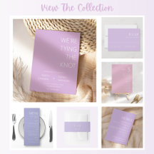 Modern Wedding Harmonious Purple Color Pallet 