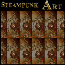 STEAMPUNK AND DRAGON ART