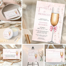 Pearls and Prosecco Pastel Pink Bridal Shower