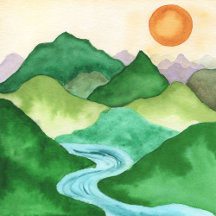 Watercolor Throw Pillows