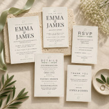 Sage Green Minimal Wedding Suite