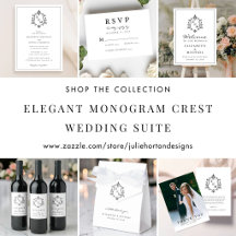 Elegant Wedding Monogram Crest