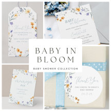 Baby in Bloom Baby Shower Collection