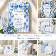 Something Blue Before I Do Hydrangea Bridal Shower