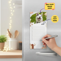 Magnetic Notepads Personalized Photo & Pet Designs