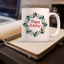 Happy Holiday's Wreath 