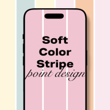Soft Color Vertical Stripe Pattern Point ver3