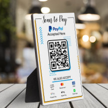 Scan to Pay Business Signs Modern