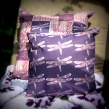 Purple Patina Pillows
