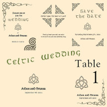 Celtic Symbols and Foliage
